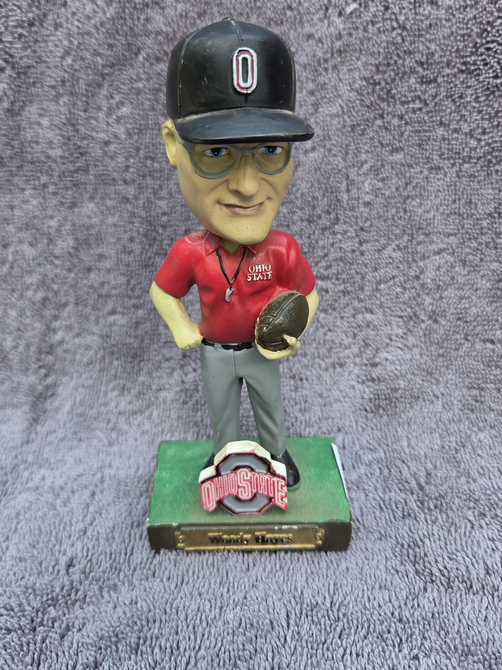 Woody Hayes Ohio State Buckeyes Mini Bobblehead OSU Football Coach Vintage